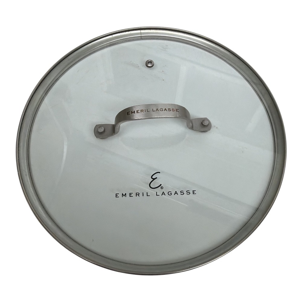 Emeril Lagasse Saucepan Glass Lid Replacement 10 1/8" Inside Diameter EUC